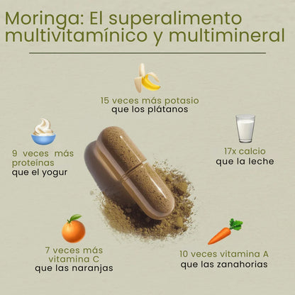 BetterAlt - Capsulas Moringa Energía verde, vida real